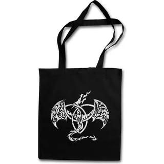 Urban Backwoods Celtic Dragon IV, Stofftasche, Farbe: Schwarz - Schwarz