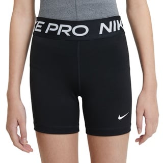 Nike Mädchen G Np 3in kort Shorts, Black/White, M