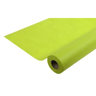 Pronappe Tischdecke R782031I Einweg-Tischdecke aus Spunbond-Vlies Länge 20m Breite 1,20m (pro Rolle) Farbe Kiwigrün Reißfestes, wasserabweisendes und abwischbares Material