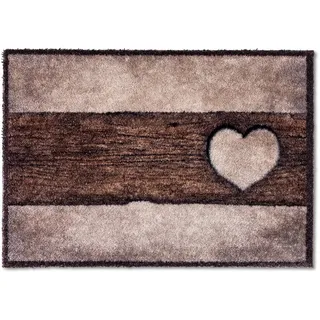 Astra Sauberlaufmatte Pure und Soft 50 x 70 cm Holz Herz