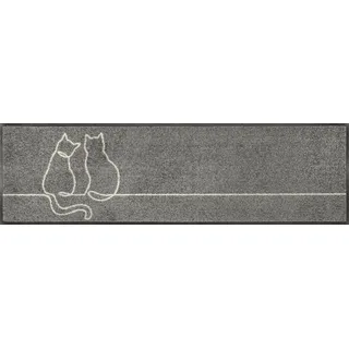 Wash+Dry Lovetails 35 x 120 cm Grau