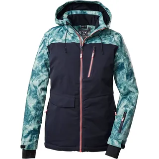 Killtec Damen Skijacke Camo blau schwarz : 40 Größe: 40 - Grün, Dunkelblau