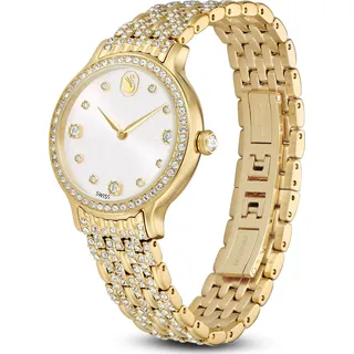 Swarovski Imber Uhr, Schweizer Produktion, Metallarmband, Goldfarben, Vergoldetes Finish IMBER W:MB PGO/WHT/PGO 5718169 9009657181699 - Gold