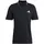 Men s Essential Three Stripes Pique Polo Shirt Black/White XXL