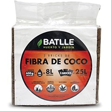 Samen Batlle Block aus Kokosfaser 650 g Kokosfaserziegel 12x4.5x4.5 cm bunt