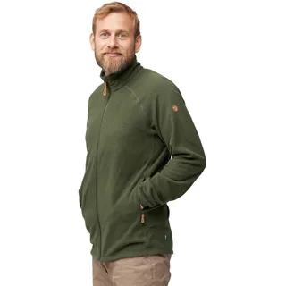 Fjällräven Herren Övik Lite Fleece Jacke, Deep Forest, XL