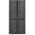 KF96NAXEA iQ500 French Door (605 l, 1830 mm hoch, Edelstahl Schwarz)