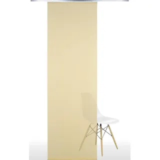 LIEDECO Schiebegardine Klettband 60 x 245 cm Gelb 1 Stk.