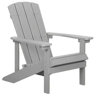 Beliani Gartenstuhl 75 x 88 x 75 cm grau