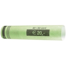CECONCEPT L1000TP050 Papierhüllen, 0,50 Euro, 1000 Stück