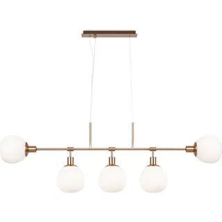 Maytoni Erich Goldene Hängeleuchte 120cm, Glas, 5xE14, 40W, Modern Design - Gold