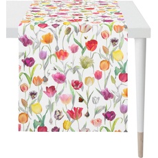 Bild Tischläufer 6818 SPRINGTIME, Frühjahrsdeko, Frühling«, (1 St.), mit Tulpen-Motiv, Digitaldruck, bunt - 48x140 cm