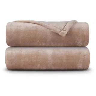 BestLivings Kuscheldecke Cashmere Touch 150 x 200 cm Camel