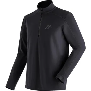Maier Sports Dennis, Half-Zip-Midlayer für Herren, Universeller Midlayer | Atmungsaktives Longsleeve zum Skifahren und Wandern, Dryprotec Technologie für schnelles Trocknen, Perfekt für den Winter
