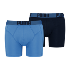 PUMA New Pouch Boxer 2er Pack Blau Schwarz F004