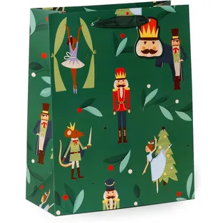 Puckator Weihnachten Nussknacker Zuckerpflaumenfee Geschenktasche - Groß