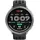 Active 2 GPS 44 mm Edelstahlgehäuse silber Lederarmband schwarz M