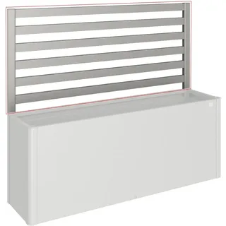 Biohort Rankgitter Hochbeet 91 cm x 398,3 cm Quarzgrau-Metallic