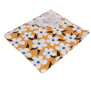 Douceur d ́intérieur Tischdecke Darcy 140/240 cm , Gelb , Textil , 140x240 cm , Heimtextilien, Wohntextilien, Tischwäsche, Tischdecken