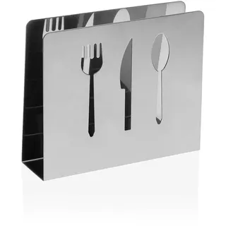 Versa Serviettenhalter Edelstahl 3,5 x 10,1 x 12 cm