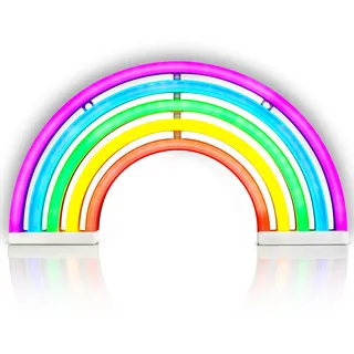 The Glowhouse Neon LED Regenbogen Wandleuchte Kinderzimmer