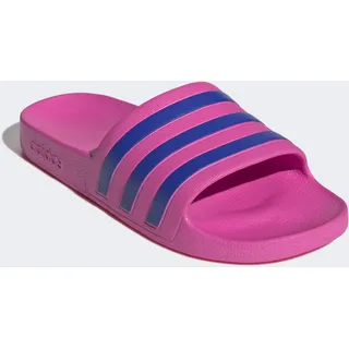 Badesandale ADIDAS SPORTSWEAR "AQUA ADILETTE", Damen, Gr. 39, lucid pink, lucid blau, lucid blau, Synthetik, Schuhe Badesandale, Badelatschen