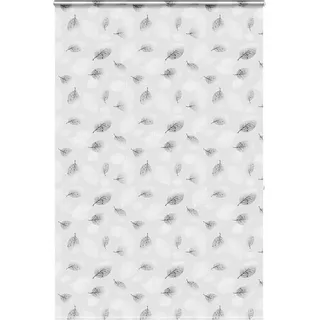 Duschrollo mit Kassette 150x240 cm Stoffbreite 146 cm - Grau, Bunt