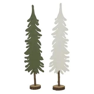Svenska Living Image Filz Weihnachtsbaum auf Stamm grün H62cm - Grün