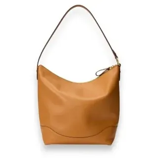 Lauren Ralph Lauren für Damen. 431P03419005 Große Tasha-Tasche aus braunem Leder (OSFA), Lässig, Klassisch