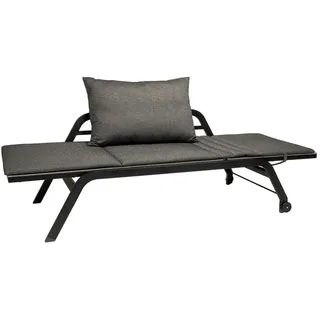 Stern Möbel Liege/Bank Novi grau, Designer Winkelbauer und Guber, 65x79 cm