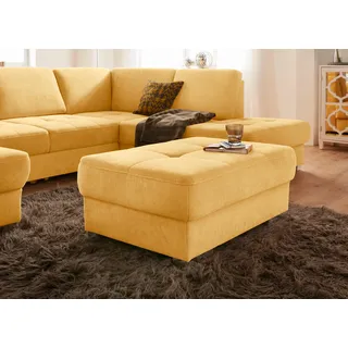 sit&more Hocker Santorini Luxus-Microfaser 99 x 41 x 65 cm Gelb