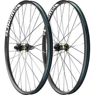 MAVIC E-deemax 29 ́ ́ Boost 6b Disc Tubeless Mtb-laufradsatz - Black / White - 15 x 110/12 x 148 mm