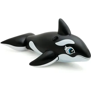 Intex 58561NP - Aufblasbares Reittier Orca, Vinyl, Mehrfarbig, 193x119 cm