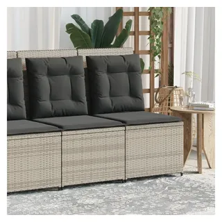 vidaXL Gartensessel 54 x 95 x 67 cm hellgrau 1 St.