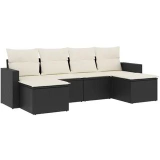 VidaXL 3251653, Cremefarben, Rattan, Stahl, 110 kg, Erwachsene & Kinder, 550 mm, 550 mm - Creme