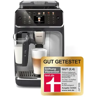 5500 Series LatteGo EP5546/70 Schwarz/Silber