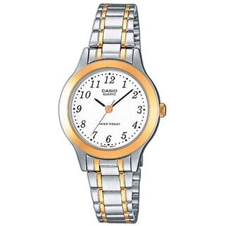 Casio Damen Analog Quarz mit Edelstahl Armbanduhr LTP1263PG7BEF