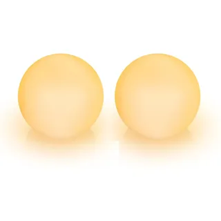 meineWunschleuchte 2er Set LED Solarkugeln mit RGB Farbwechsel & Erdspieß Gartenkugeln, Ø 30cm
