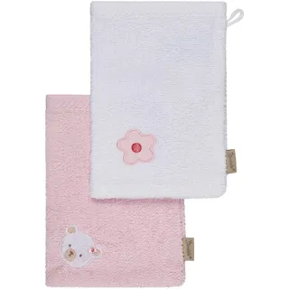 Sterntaler Bär Betty Waschlappen 21 x 15 cm rosa