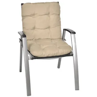 Beautissu Niederlehner Auflage 100 x 50 x 8 cm beige 1 St.