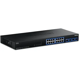 TRENDNET TRENDnet, TEG-S50204, 20-Port 2,5G/Multi-Gig Switch mit 10G SFP+ Ports, 16 x 2,5G RJ-45 Ports, 4 x 10G SFP+ Ports, 160Gbps