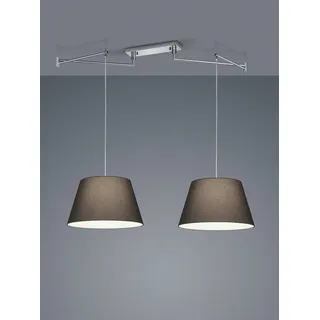 helestra CERTO Pendelleuchte chrom / anthrazit #26/1847.04/9283