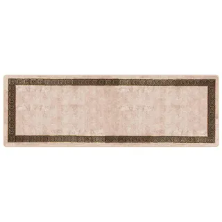 vidaXL Teppichläufer MARSA Schwarz 100 x 300 cm Polyester und PVC - Schwarz