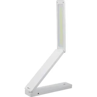 HOMSFOU Led Tischlampe Klappbar Mit Usb Anschluss Verstellbare Helligkeit Für Lesen Und Home Office Beleuchtung Faltbares Design 3 Dimm Akku
