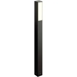 Philips Wegeleuchte Aluminium 77 cm IP44 inkl. LED 800 lm grau