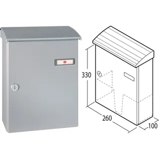 AUFHÄNGEBRIEFKASTEN -  Verkehrsweiß RAL 9016