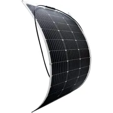 enjoy solar ETFE Marine 110W 12V Semiflexibles Solarpanel Solarmodul Photovoltaikmodul, PERC 166 * 166mm Solarzellen mit 9 Busbars, ideal für Wohnmobil, Yacht und Boot