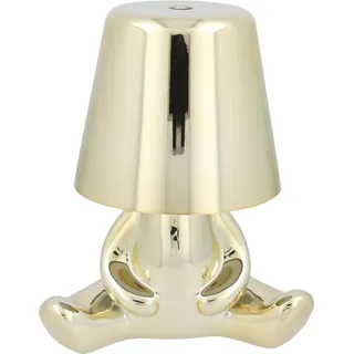 GOLD MAN Art Deco Nachttischlampe sitzend (Muster 7) MLTL