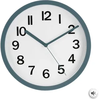 Tischuhr Atmosphera Multicolour Ø 22 cm Polypropylen - Blau