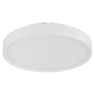 Globo Led-Deckenleuchte , Opal, Weiß , Metall, Kunststoff , 345 mm , G , 7.7 cm , Farben fixierbar, Bluetooth-Lautsprecher, Farbtemperaturwechsler , Lampen & Leuchten, LED Beleuchtung, LED-Deckenleuchten